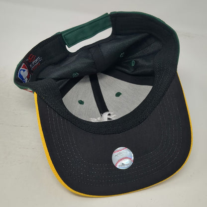 Oakland Athletics MLB OC Sports Green Yellow One Size Baseball Cap Strapback Hat