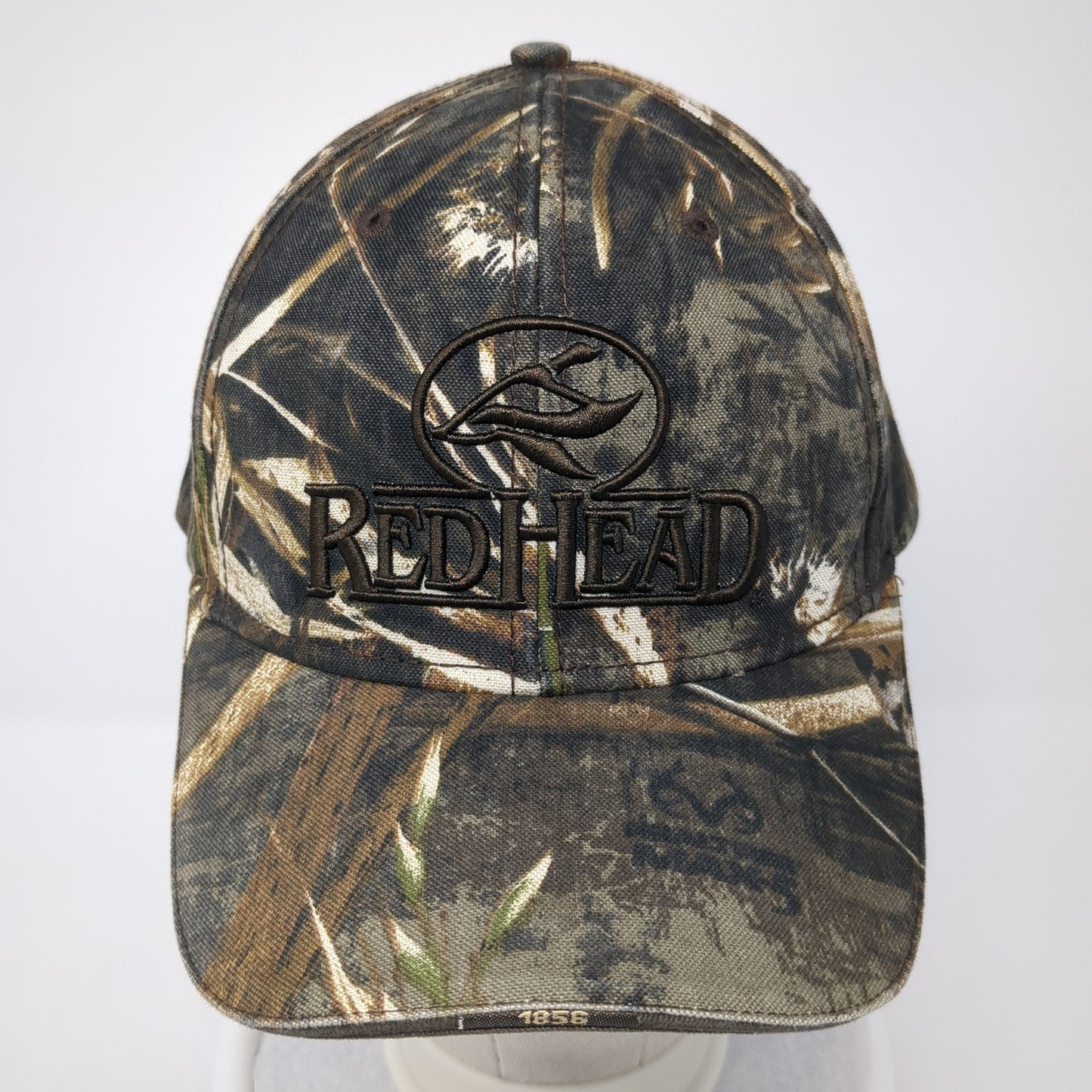 Red Head Baseball Cap Multicolor One Size Adjustable Embroidered Camouflage