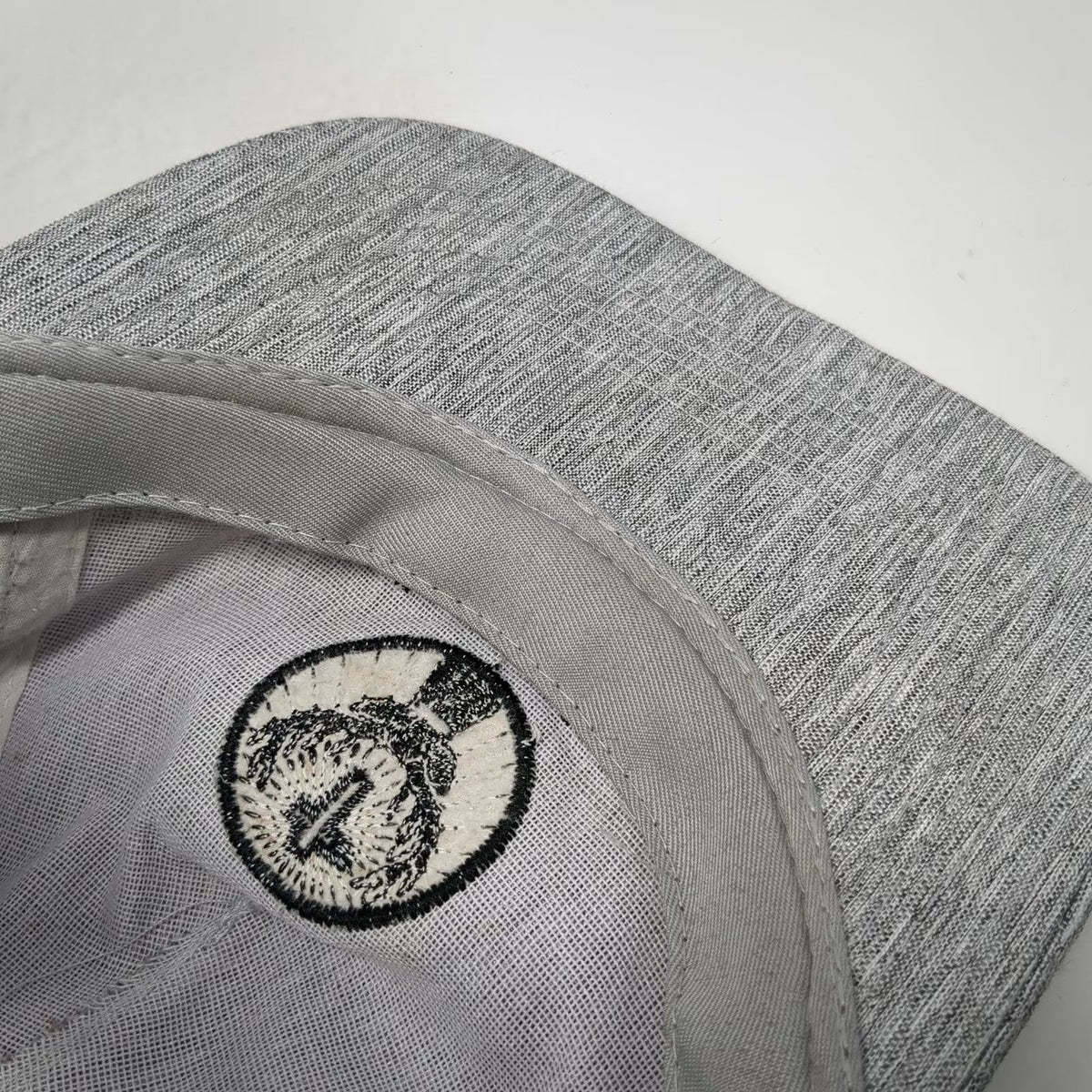 Jägermeister Gray 5 Panel Hat One Size Snapback Stag Logo Embroidered Adjustable