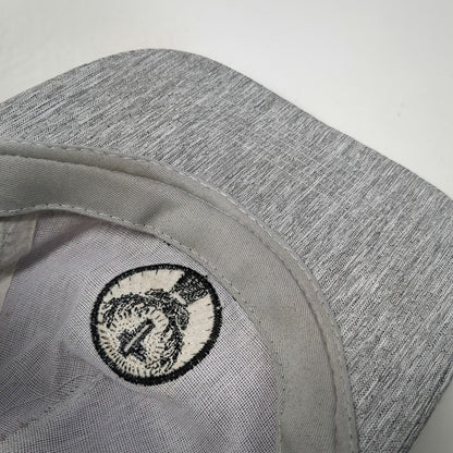 Jägermeister Gray 5 Panel Hat One Size Snapback Stag Logo Embroidered Adjustable