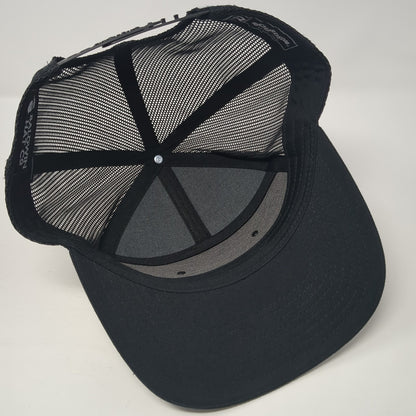 Idaho Prep Co. Patch Snapback Mesh Back Trucker Hat Black One Size