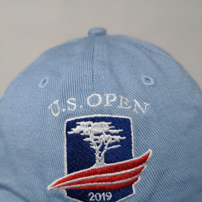 US Open Pebble Beach 2019 Slideback Hat Blue One Size Adjustable USGA Member