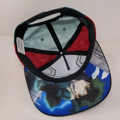 My Hero Academia Deku Suit-Up Snapback Hat Multicolor OSFM Adjustable