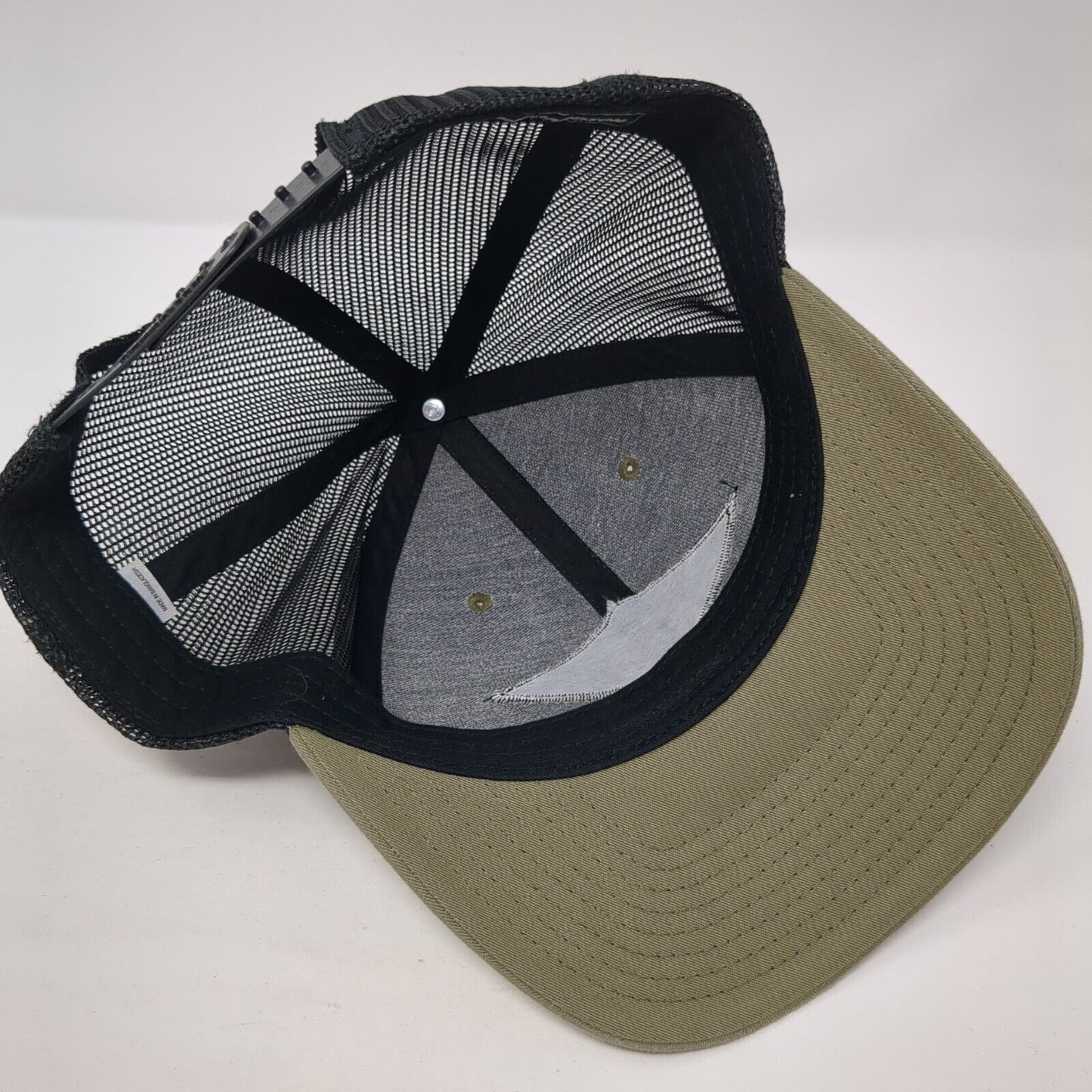 West End Trucking Donnelly ID Snapback Trucker Hat Green OS Mesh Back Richardson