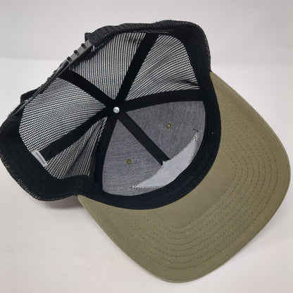 West End Trucking Donnelly ID Snapback Trucker Hat Green OS Mesh Back Richardson