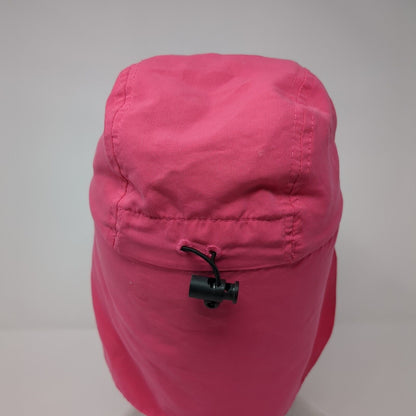 SunSkinz UV Protection Kids Trapper Hat Pink 1-6 Years Adjustable Embroidered