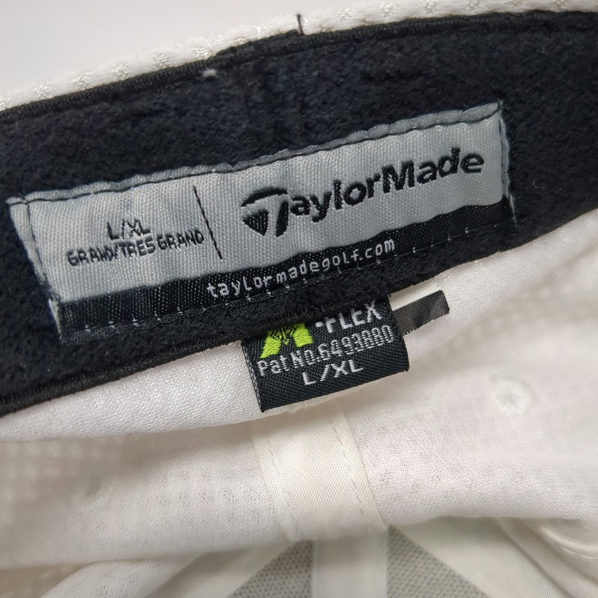 TaylorMade Baseball Cap White XL M1 PSi Golf Performance Mesh Stretch Fit hat