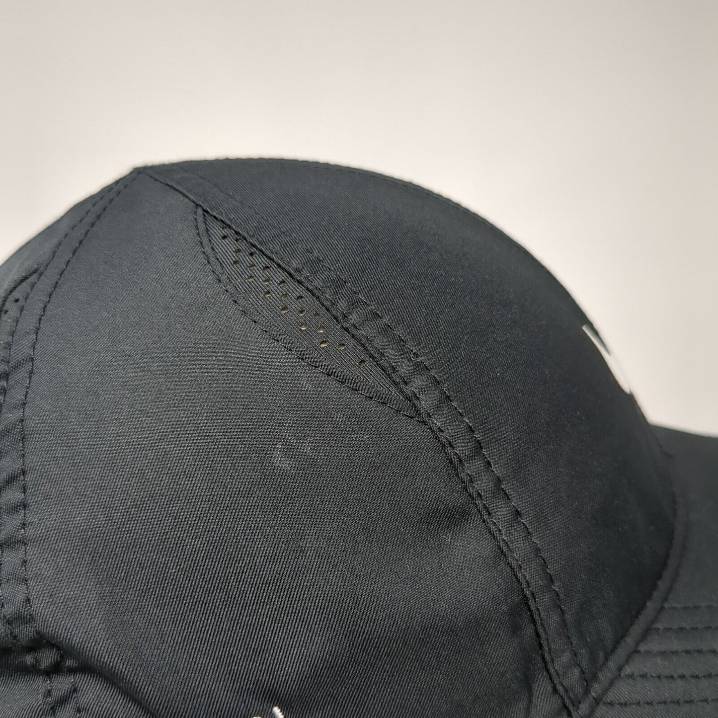 Nike Swoosh Strapback Hat Black One Size Mt. Borah 2019 Solid Dri-Fit