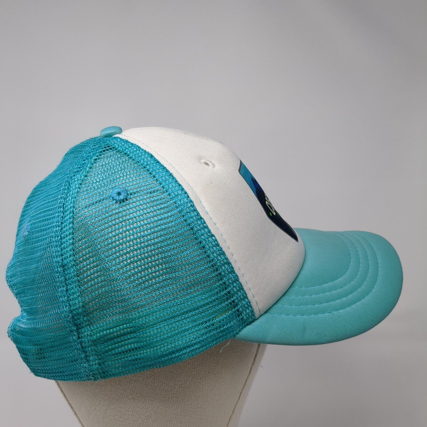 Costa Rica Pura Vida 1821 Snapback Trucker Hat Blue One Size Mesh Back