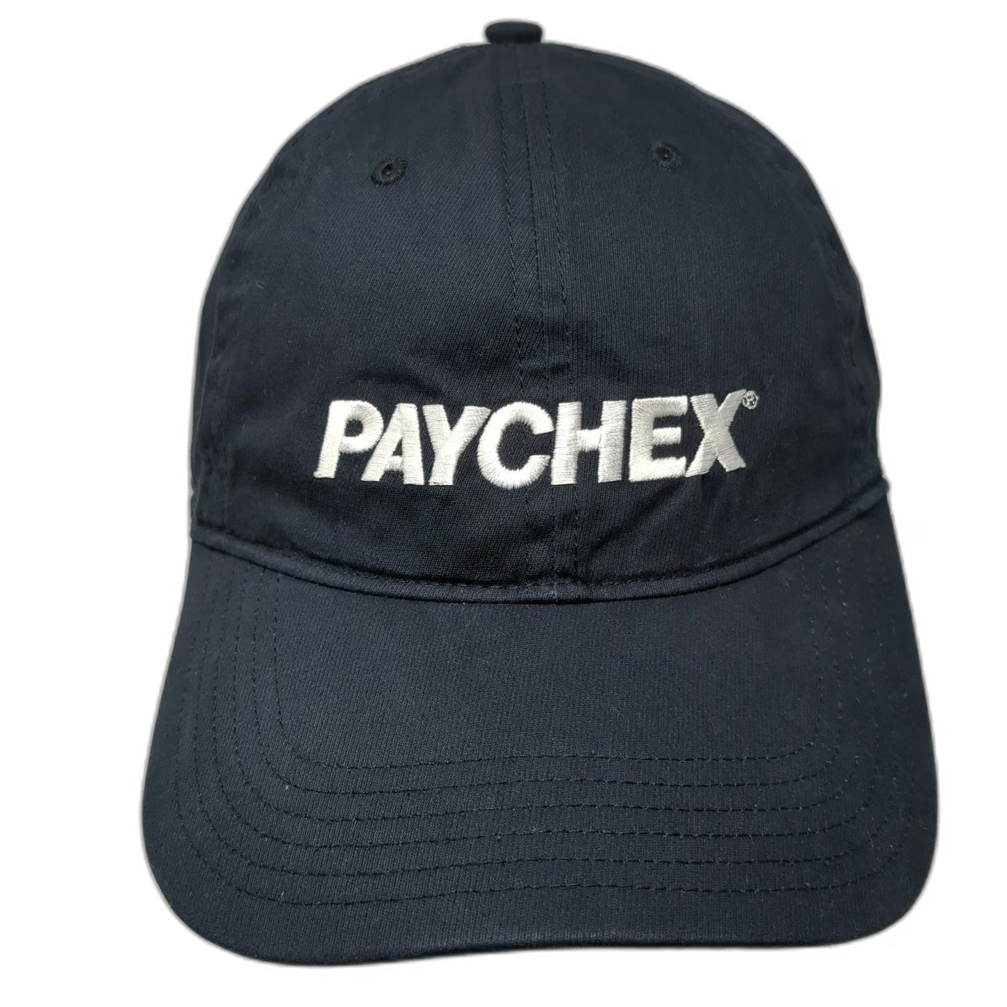 Under Armour Baseball Cap Blue One Size Paychex Logo Slideback Cotton Hat