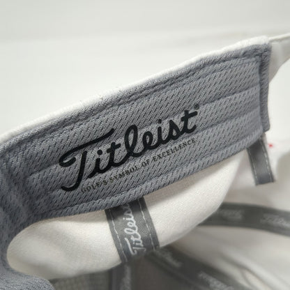 Titleist Baseball Cap White One Size Pro V1 FootJoy Adjustable Slideback hat