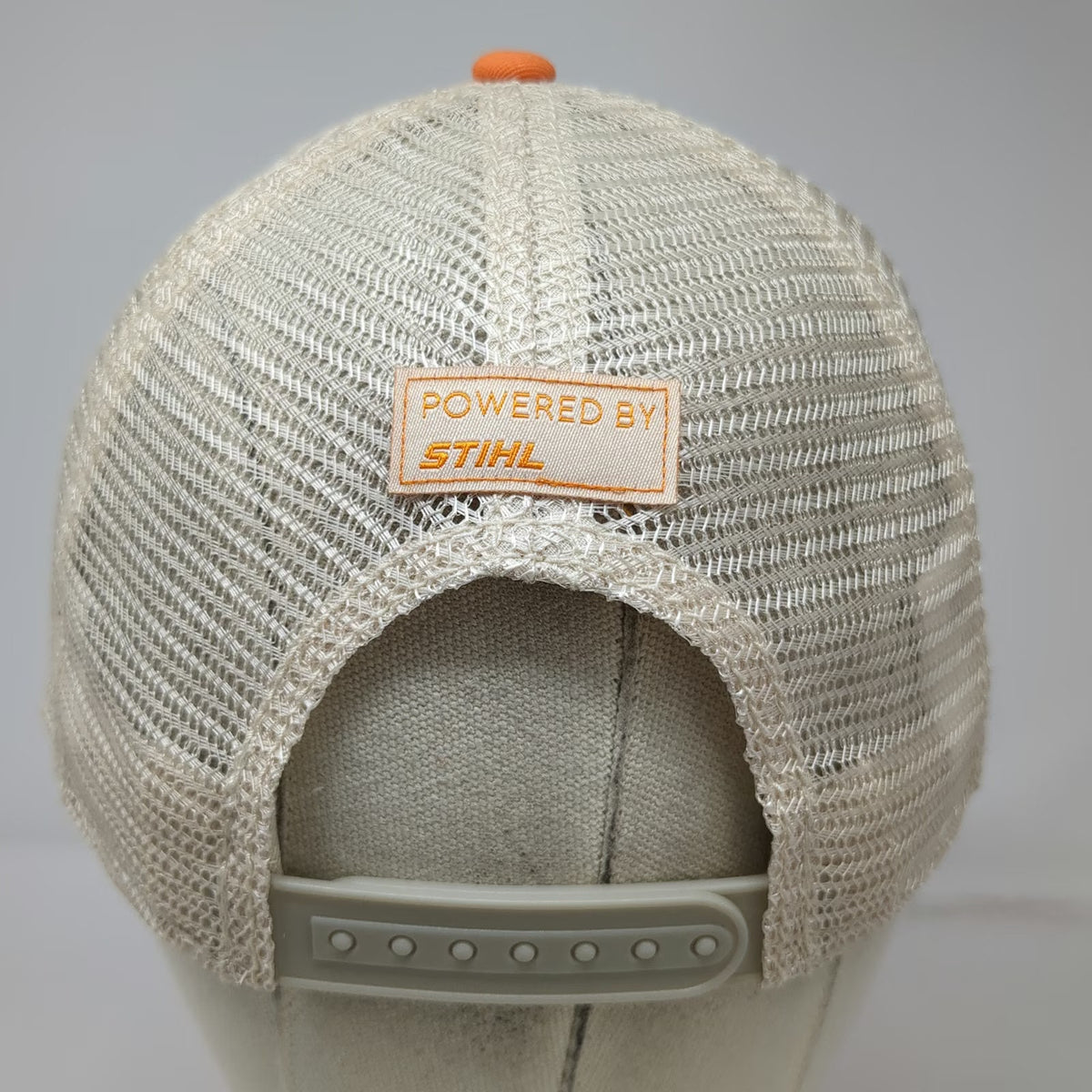Stihl Trucker Hat Orange One Size Chainsaw Patch Mesh Snapback Licensed Apparel