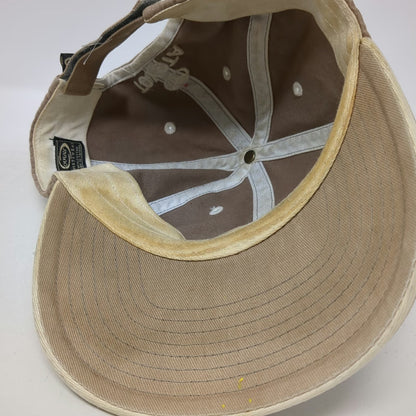 Ouray Baseball Cap Beige OS Alpine Meadows Ski Resort Toyota Logo Strapback Hat