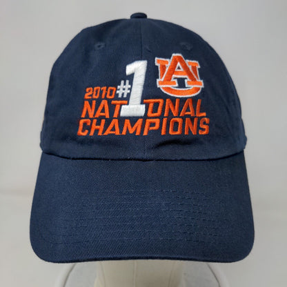 Nike S1ze Men's Slideback Hat Blue OSFA Embroidered Auburn Tigers 2010 Champs