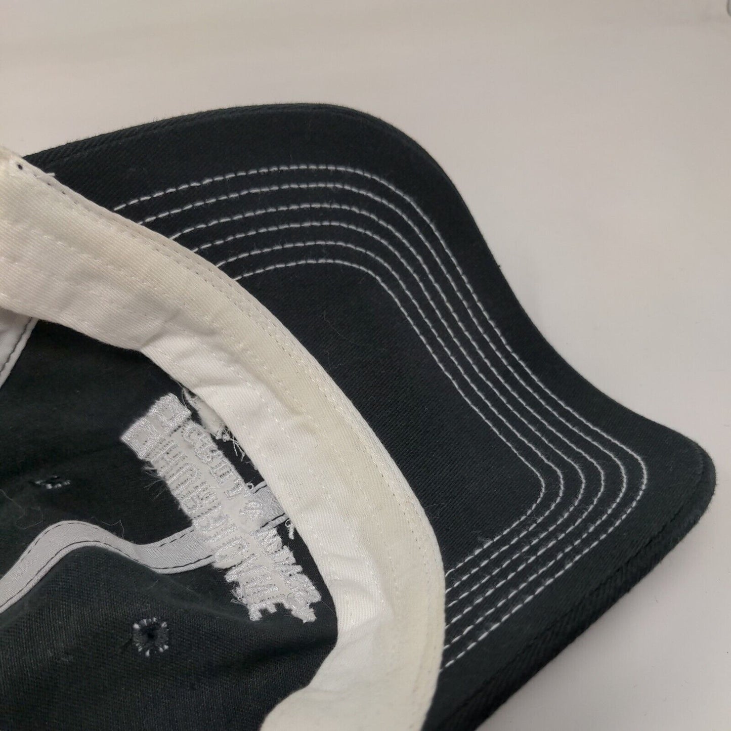Hurricane Grill & Wings Julington Creek Strapback Trucker Hat Black OS Mesh Back