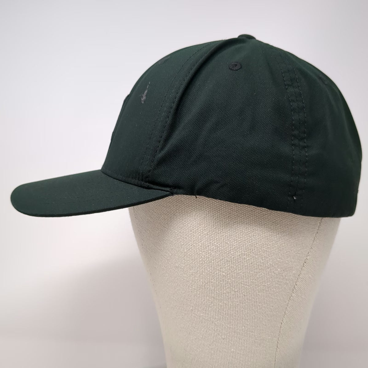 Hurley Baseball Cap Green XL Flexfit Embroidered Logo Polyester Stretch Fit Hat