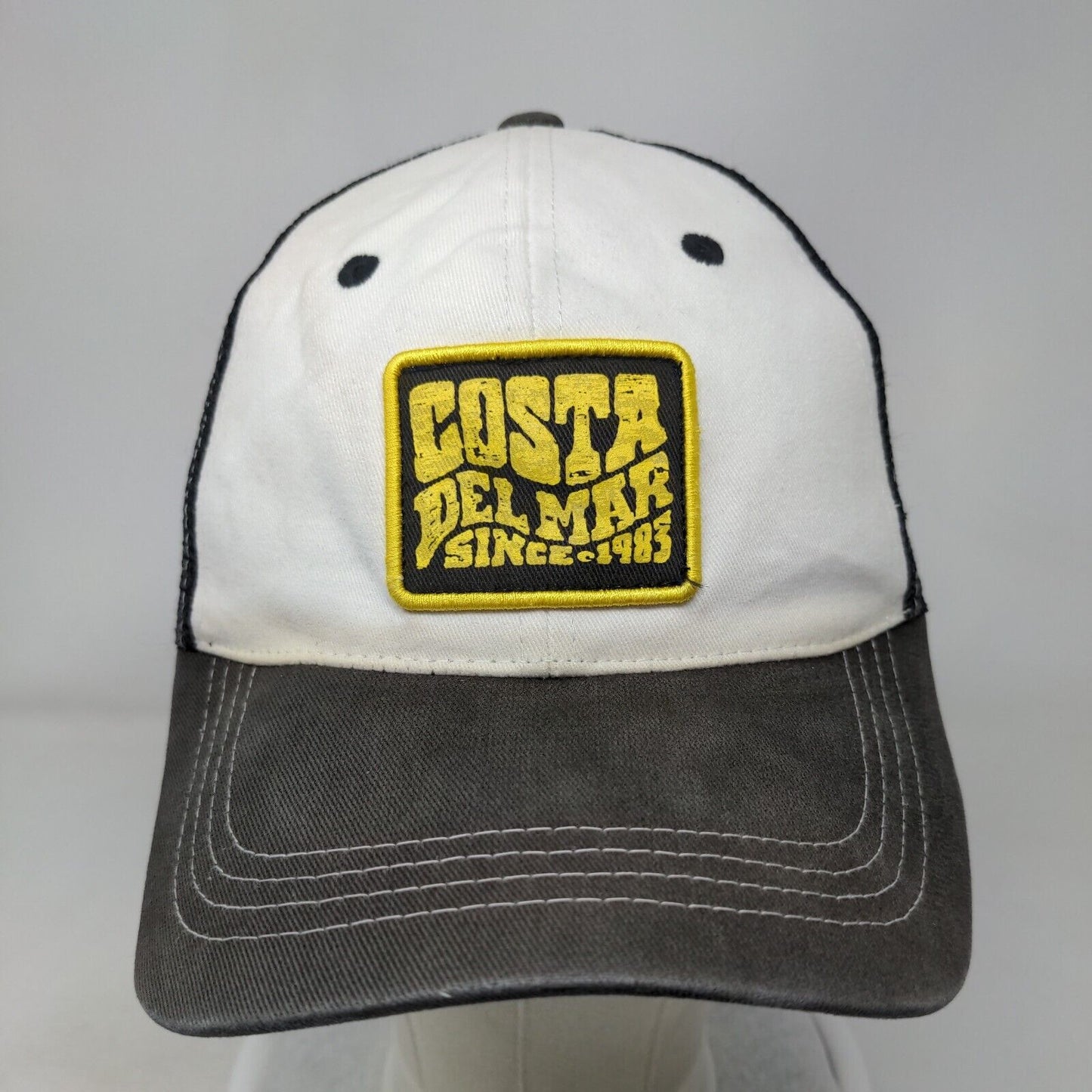 Costa Del Mar Snapback Mesh Back Trucker Hat Multi One Size Colorblock