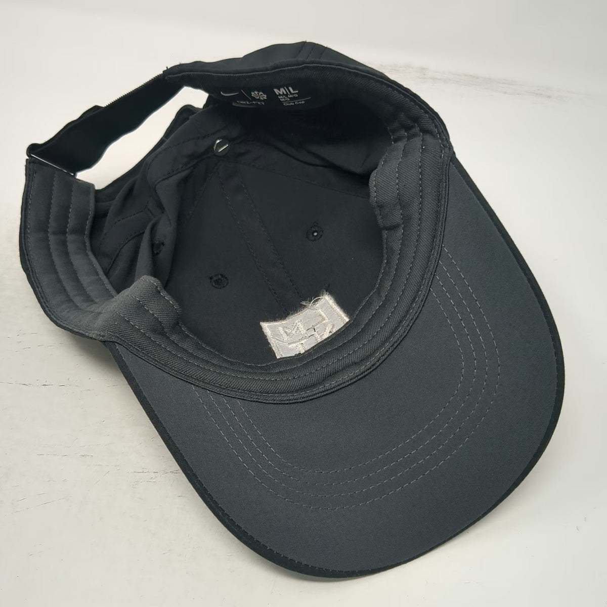 Nike Baseball Cap Black L Dri-FIT LMNT Stay Salty Adjustable Strap Sport Hat