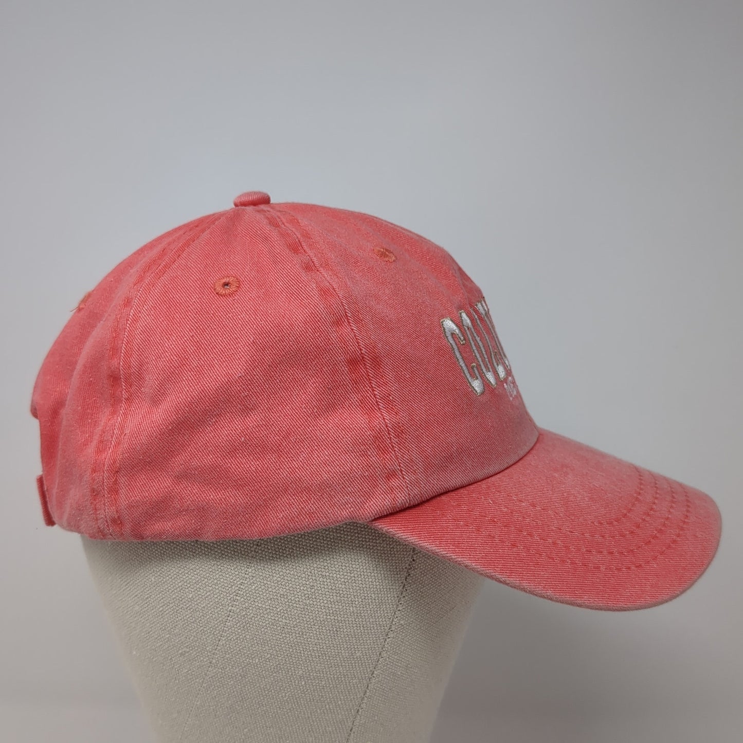 Cozumel Mexico Strapback Hat Pink One Size Embroidered Dkps Gorras