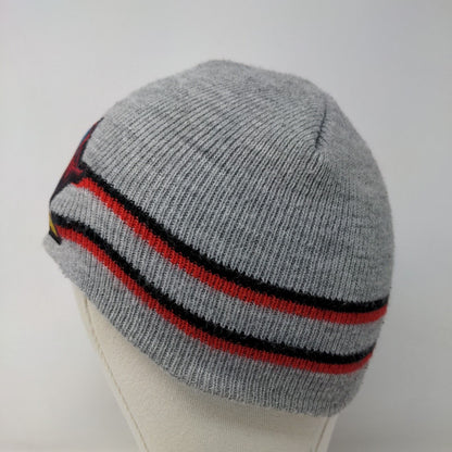 Marvel Kids Boy's Knit Spider Man Beanie Cap Hat Gray Size OSFM Embroidered Logo