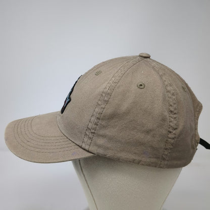 Obey Baseball Cap Brown One Size Strapback Embroidered Logo Patch Cotton Hat