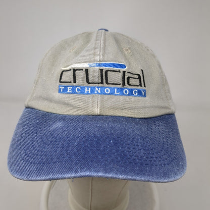 Crucial Technology Slideback Hat Multi OSFA Adjustable Embroidered