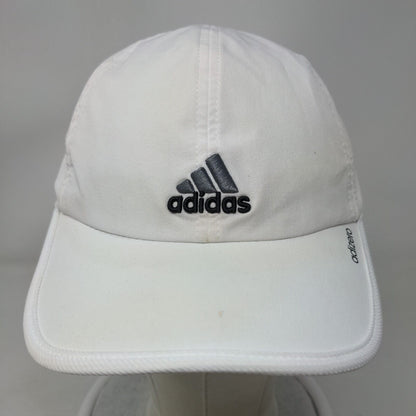 Adidas Adizero Strapback Hat White One Size Embroidered Breathable Climacool