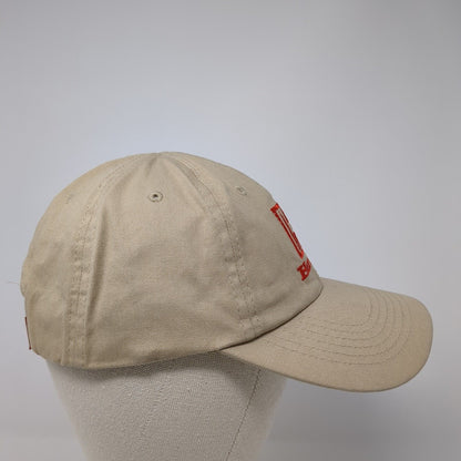 Hornady Strapback Hat Tan One Size Adjustable Embroidered 6 Panel Cotton