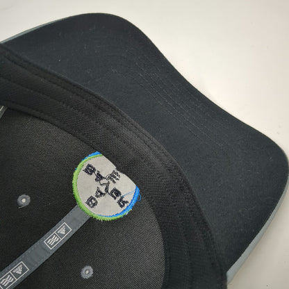 Adidas Baseball Cap Gray One Size Bayer Logo Strapback Polyester Hat