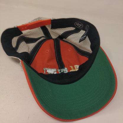 Holy Shift Make Shift Happen Snapback Hat Orange OSFA '47 Brand Mesh Back