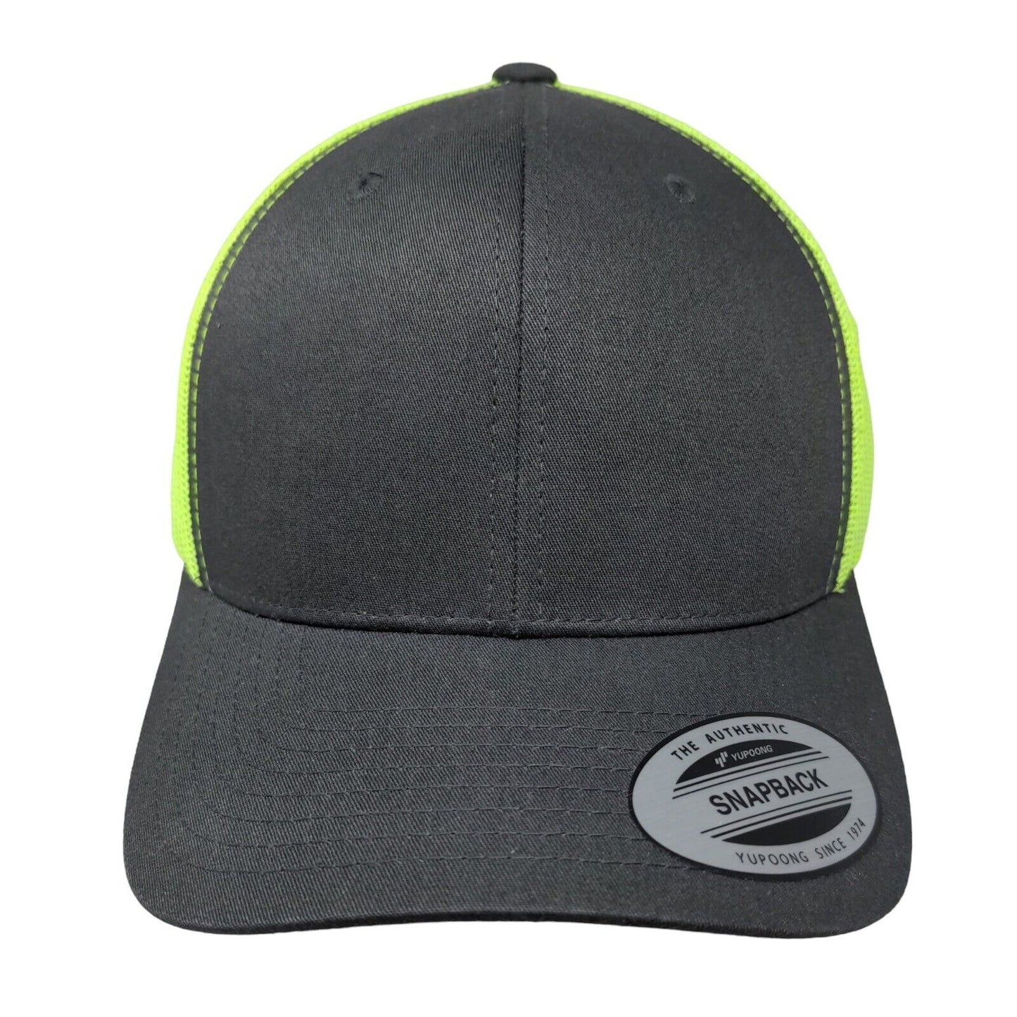 Yupoong Snapback Trucker Hat Multicolor One Size Breathable Mesh Back Blank