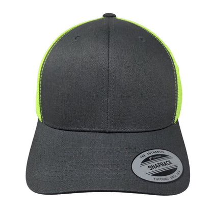 Yupoong Snapback Trucker Hat Multicolor One Size Breathable Mesh Back Blank