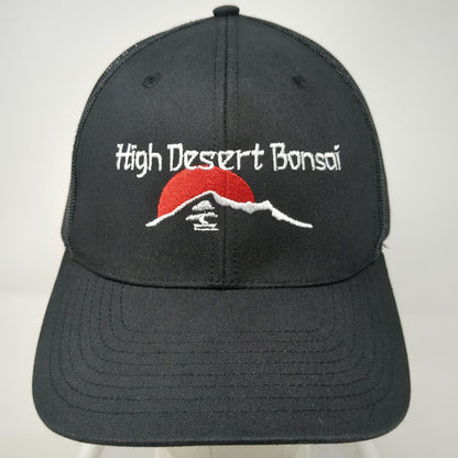 Richardson 112 Trucker Hat Black One Size High Desert Bonsai Mesh Snapback