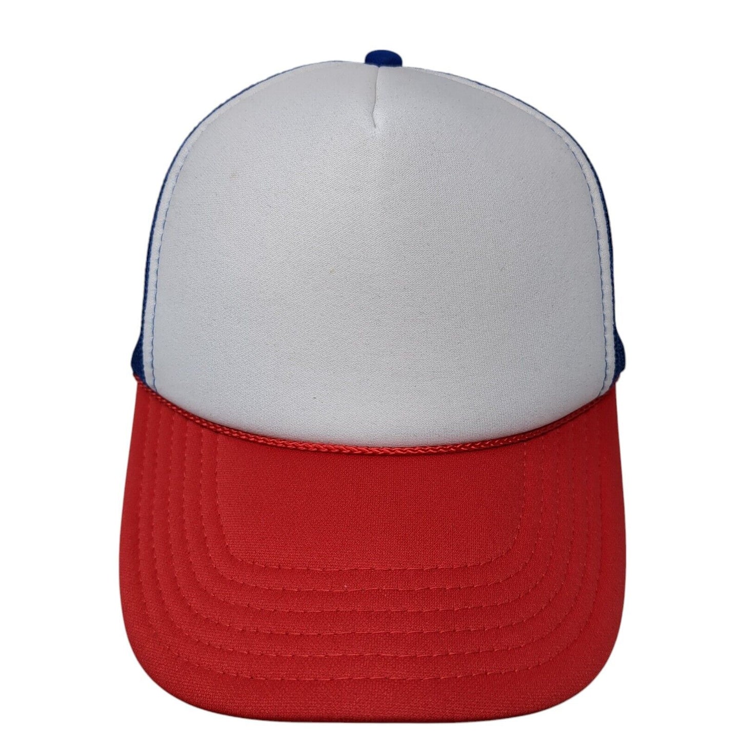 Otto Snapback Mesh Back Rope Trucker Hat Multicolor One Size Blank