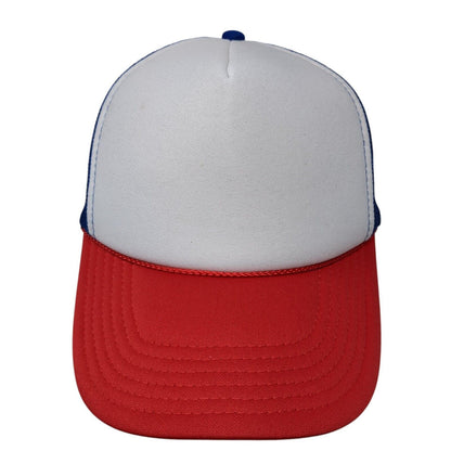 Otto Snapback Mesh Back Rope Trucker Hat Multicolor One Size Blank