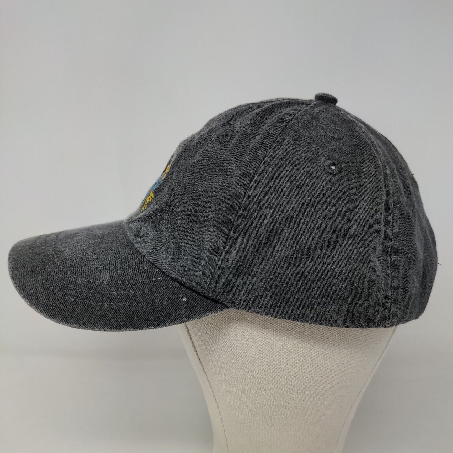 Adams Men's Slideback Hat Gray Adjustable Embroidered Treanor Logo Cotton