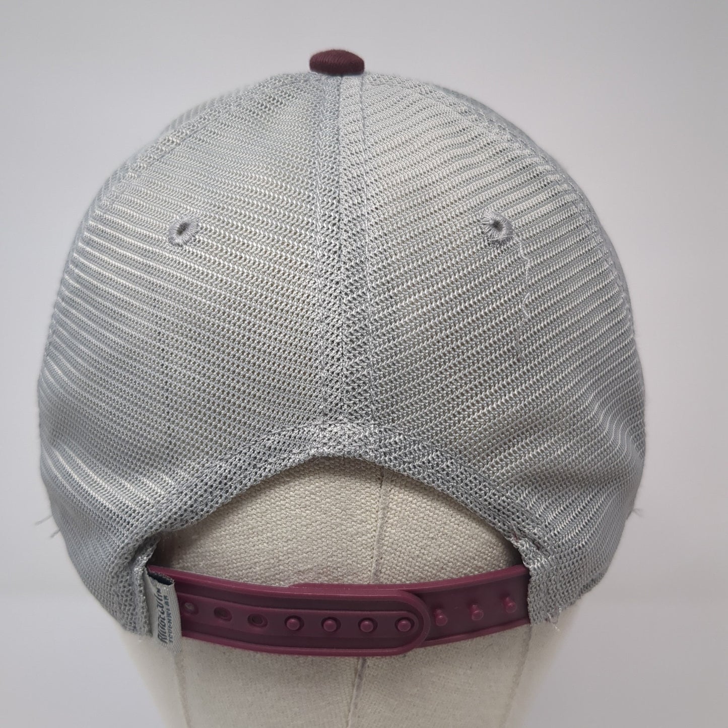 Ridgecut Snapback Trucker Hat Red One Size Adjustable Embroidered Mesh Back