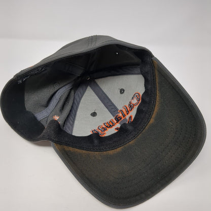 Callaway The Revere GC Fitted Hat Gray S/M A-Flex Embroidered Vented Holes