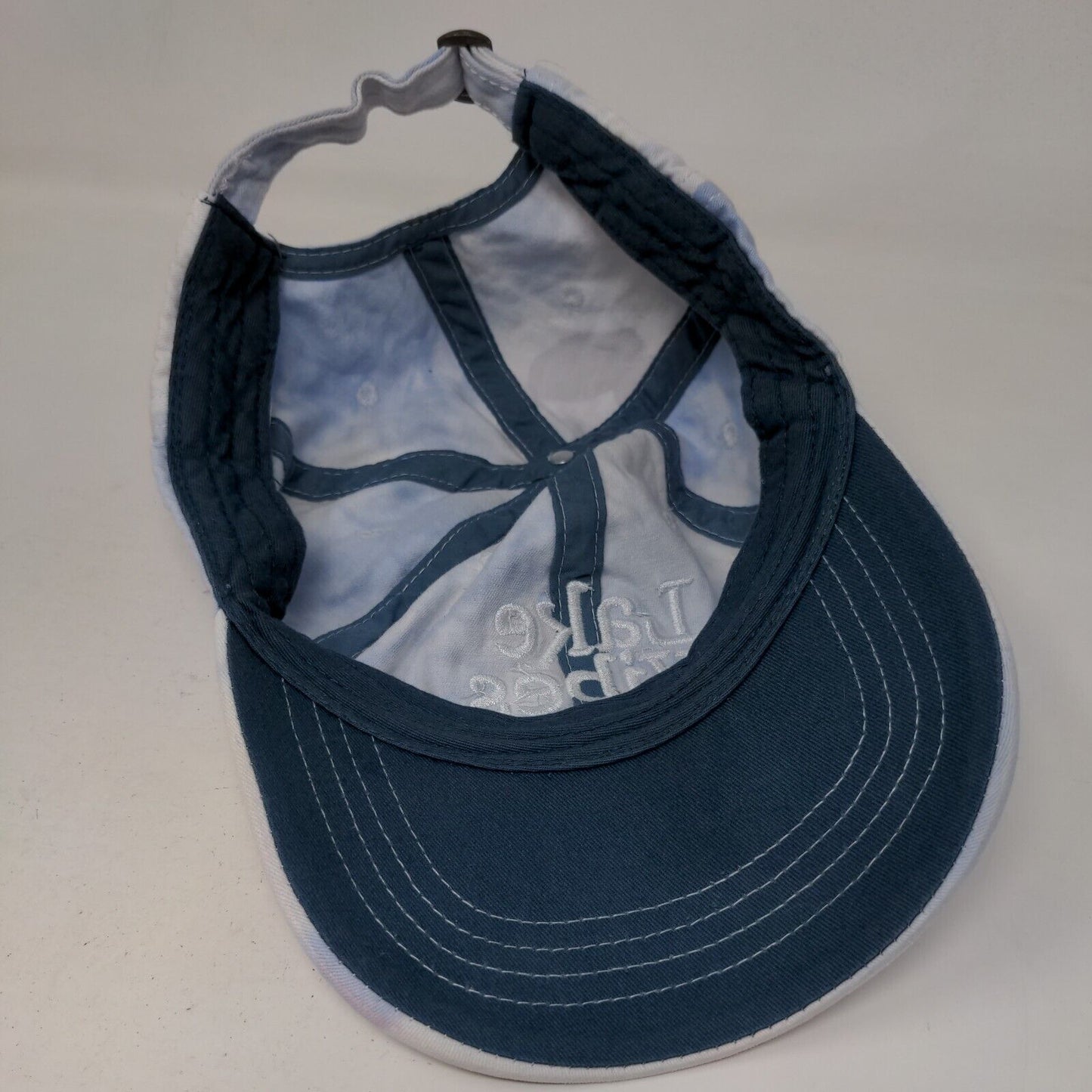 Lake Vibes Slideback Hat Multicolor One Size Adjustable Embroidered Vented Holes