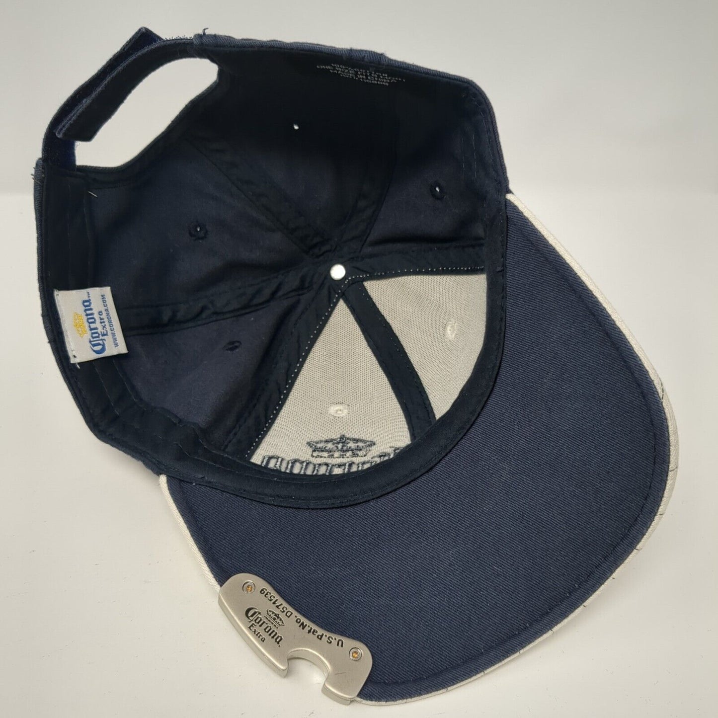 Corona Extra Strapback Hat Multicolor OS Adjustable Embroidered Bottle Opener