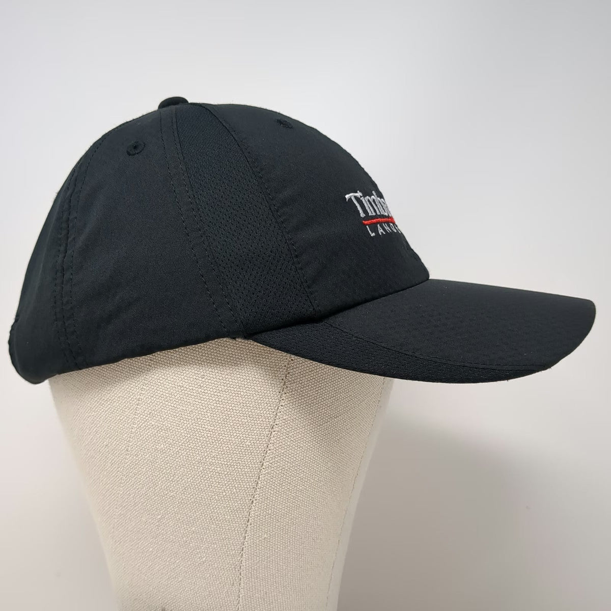 Nike Baseball Cap Black One Size Strapback TimberStone Landscaping Golf Hat