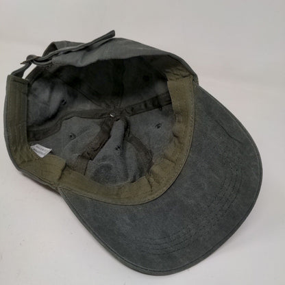 Unbranded Men's Slideback Hat Gray Adjustable Blank 100% Cotton