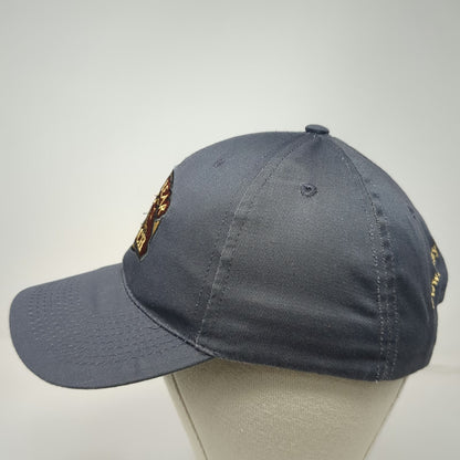 HTT Lazy Bear Ranch Baseball Cap Gray One Size Embroidered Patch Strapback Hat