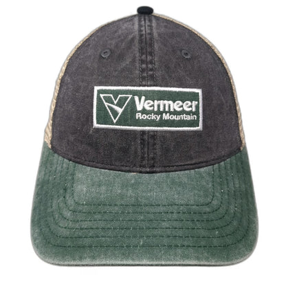 Identity Group Vermeer Rocky Mountain Baseball Cap Black Green Mesh One Size Hat