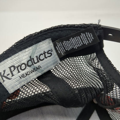 K-Products Snap-on Brand Of Choice Black Trucker Hat One Size Snapback Mesh