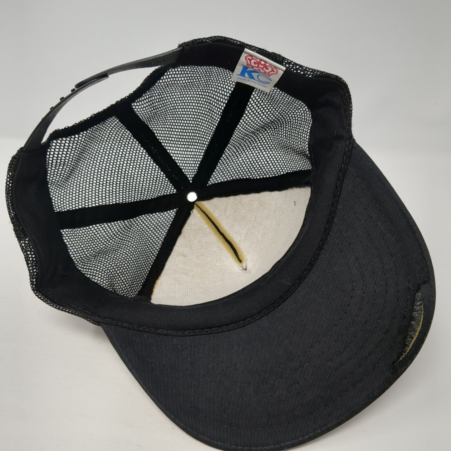 Shooting Times Snapback Rope Trucker Hat Black One Size Mesh Back KC