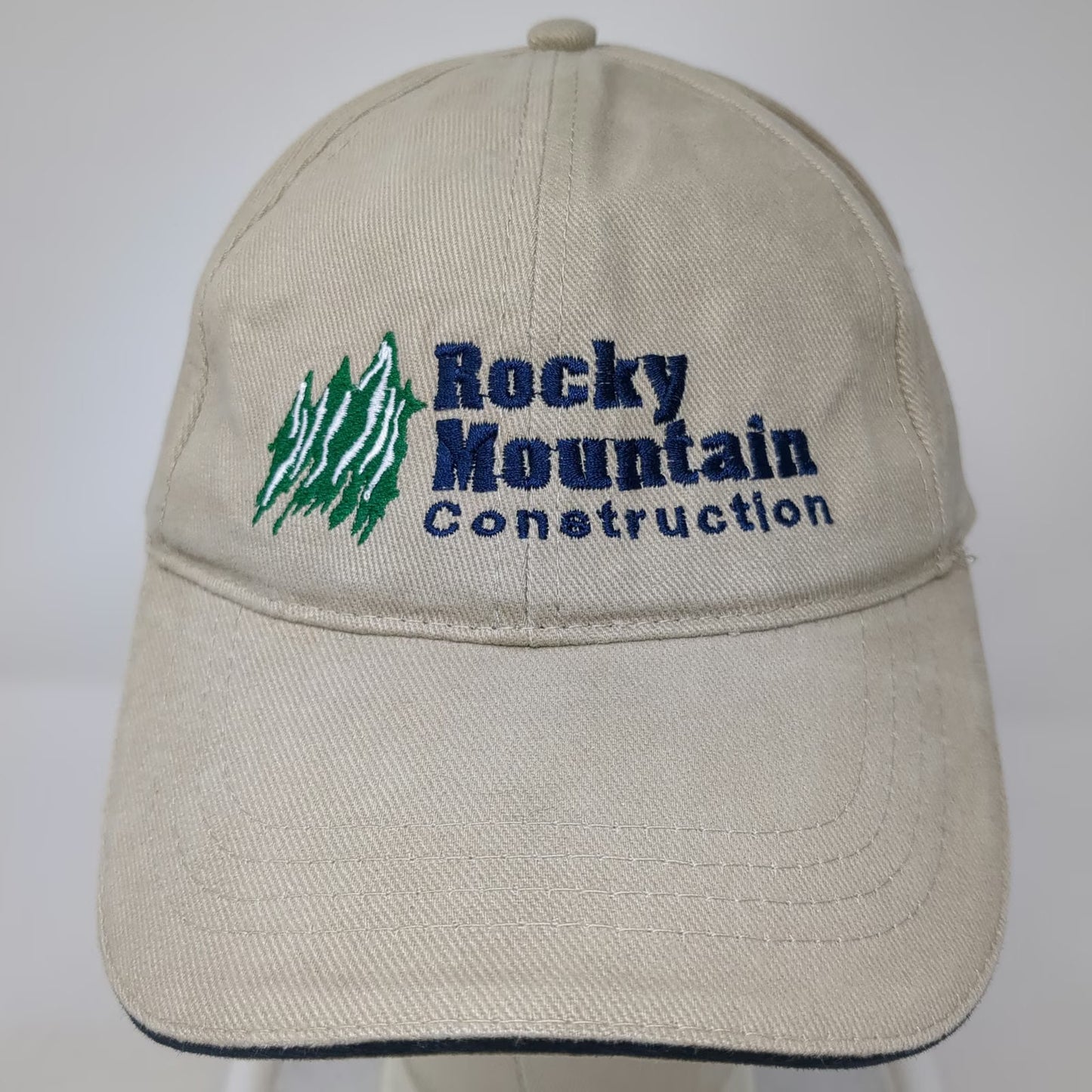 Fahrenheit Baseball Cap Beige One Size Rocky Mountain Construction Strapback Hat