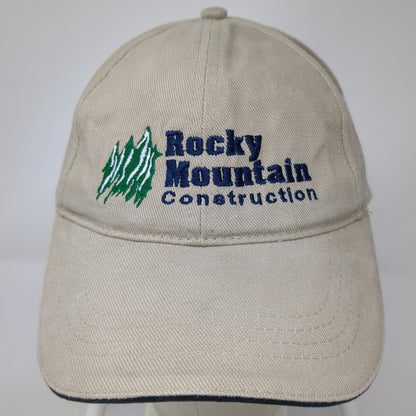 Fahrenheit Baseball Cap Beige One Size Rocky Mountain Construction Strapback Hat