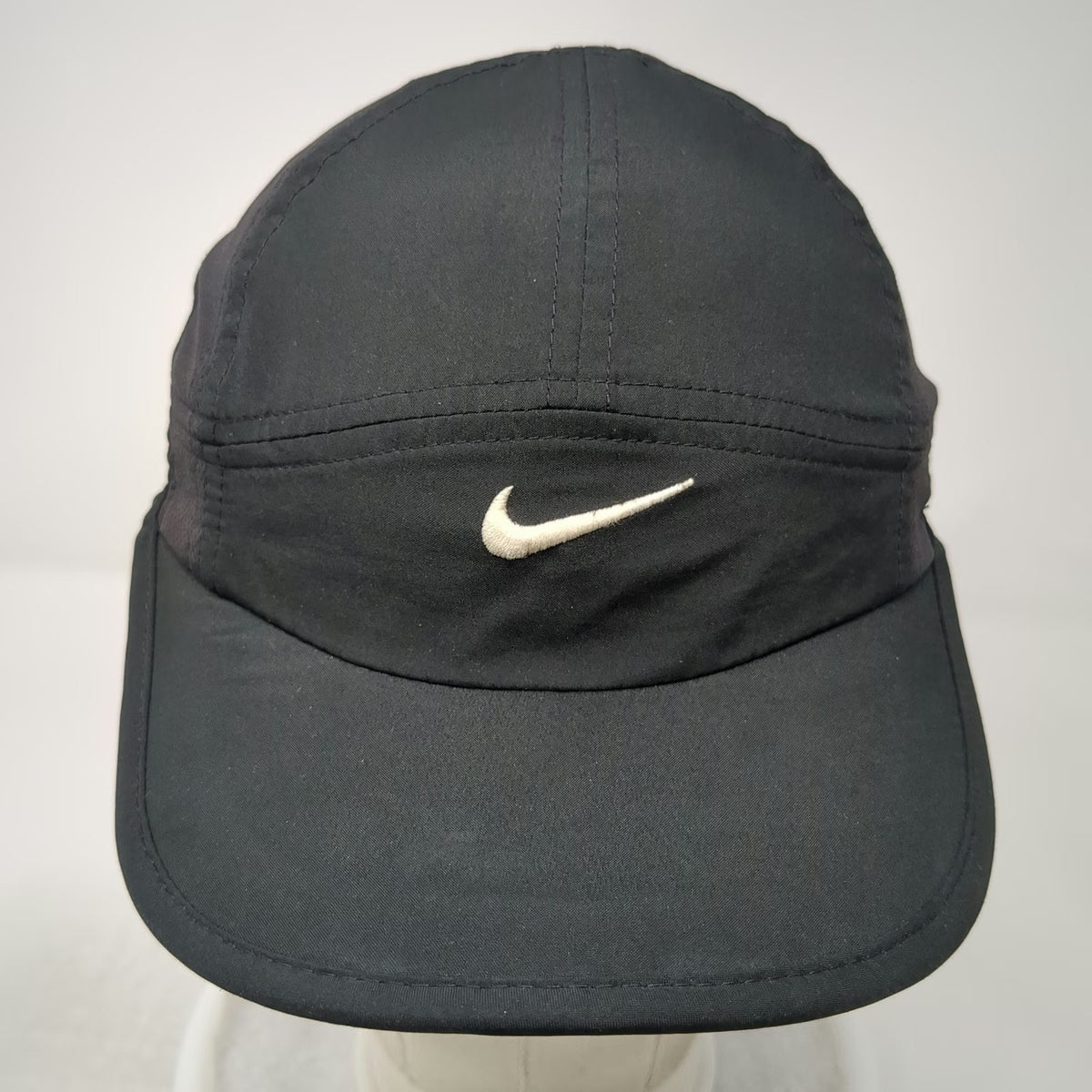 Nike Baseball Cap Black One Size Dri-FIT Featherlight Performance Running Hat