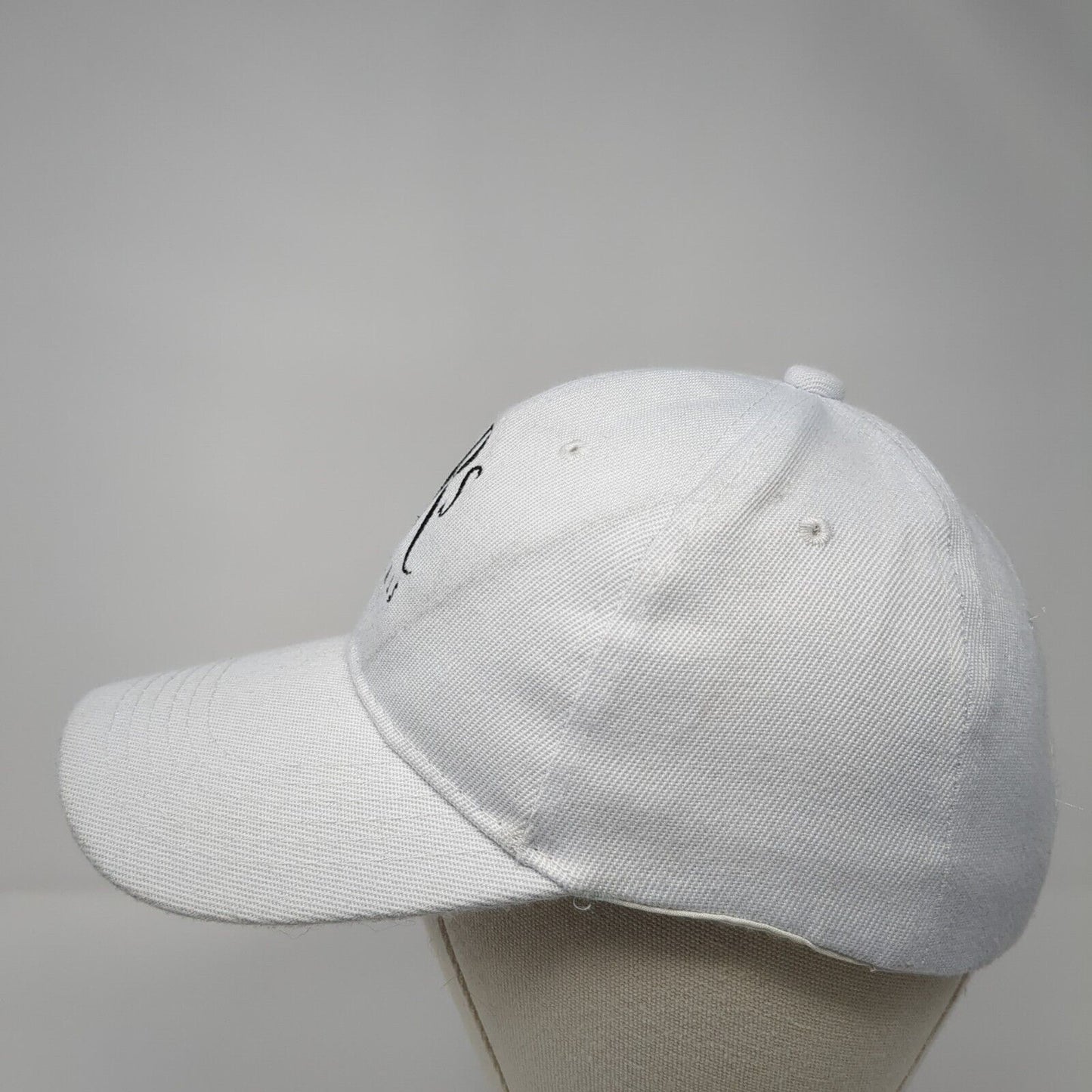 TRS Hotels Strapback Hat White One Size Adjustable Embroidered 6 Panel Oscaps